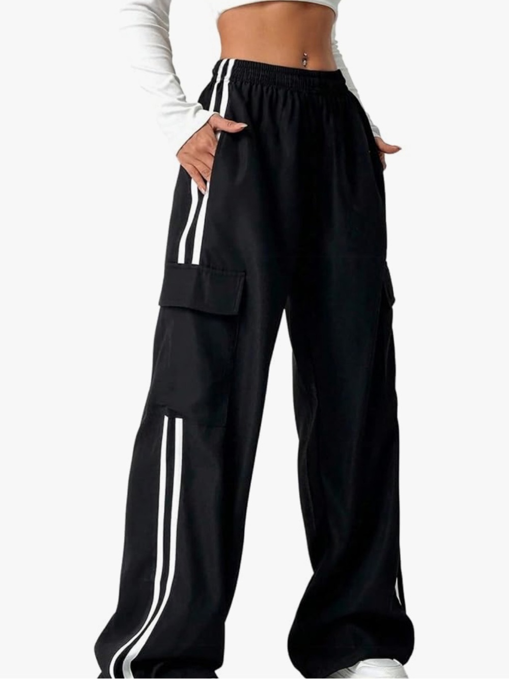 black cargo pants for girl